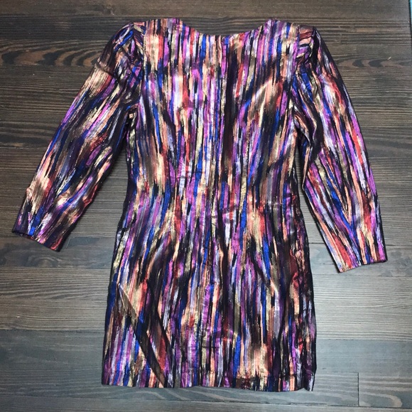 Mini metallic dress - Picture 2 of 6